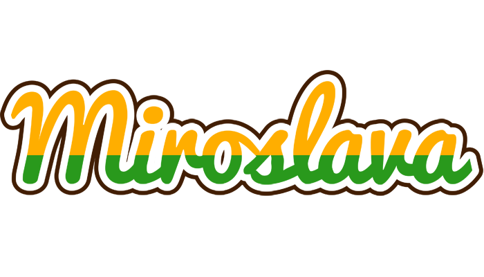 Miroslava banana logo
