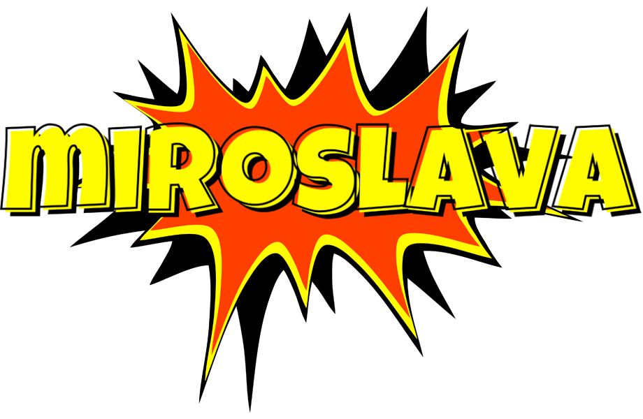 Miroslava bazinga logo