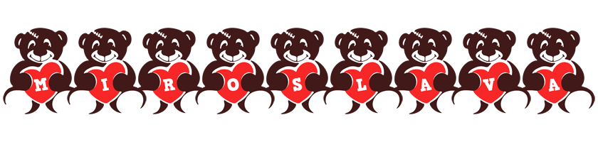 Miroslava bear logo