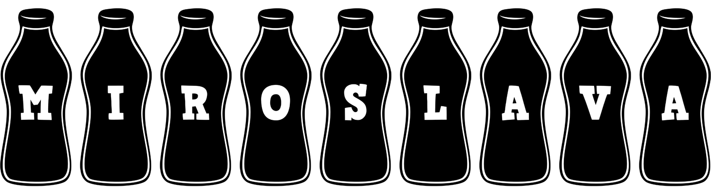 Miroslava bottle logo