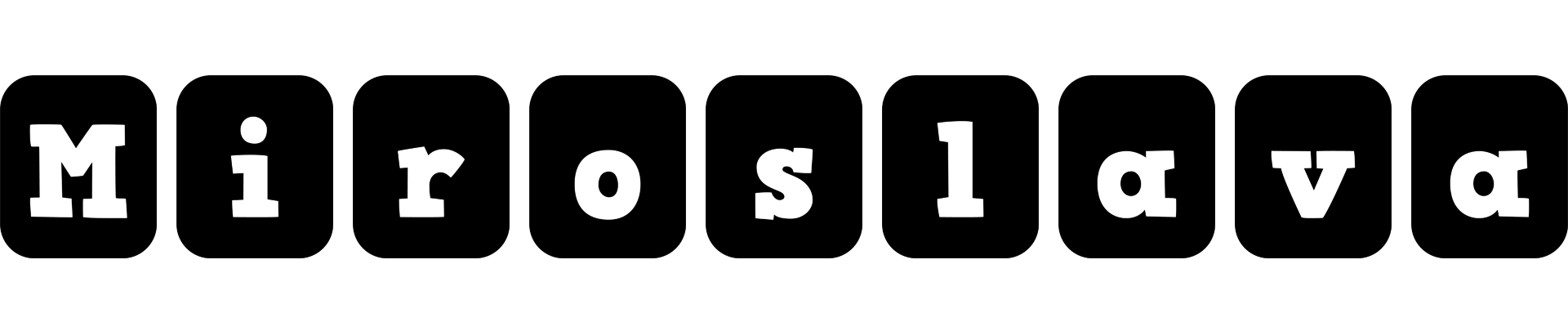 Miroslava box logo