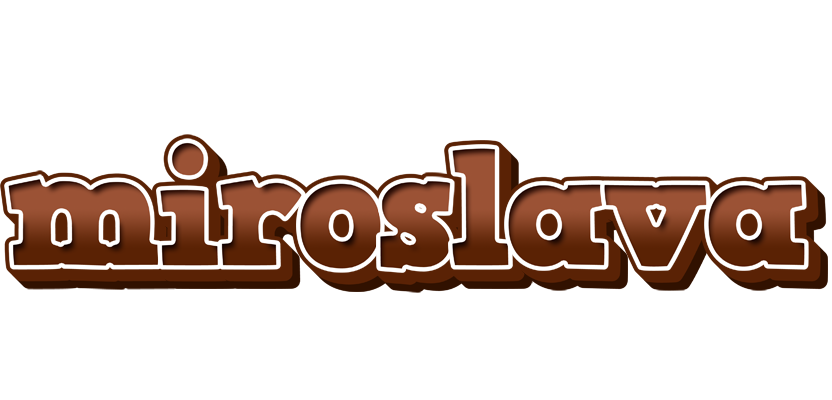 Miroslava brownie logo