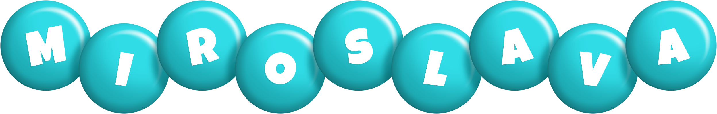 Miroslava candy-azur logo