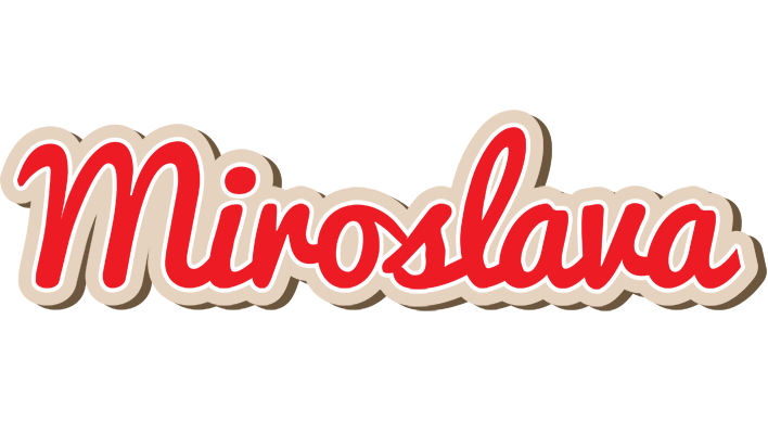Miroslava chocolate logo