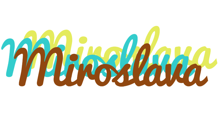 Miroslava cupcake logo