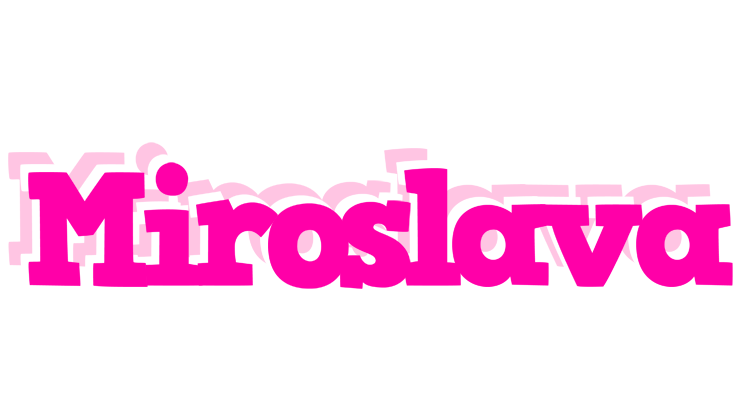 Miroslava dancing logo