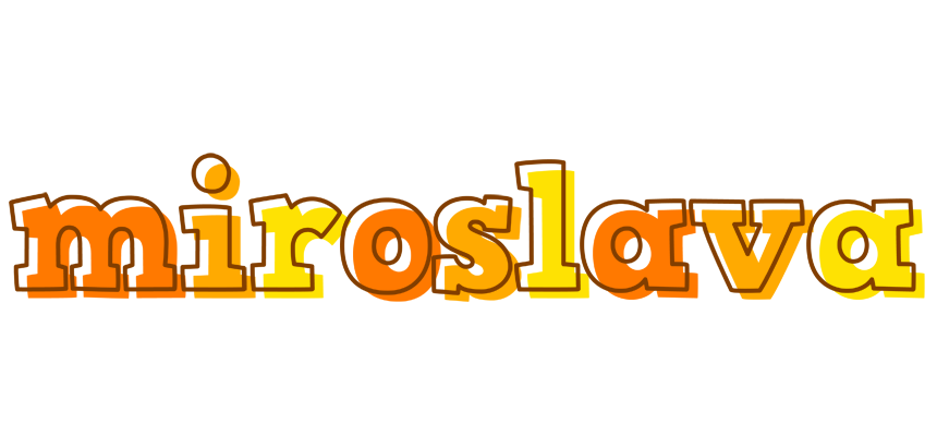 Miroslava desert logo