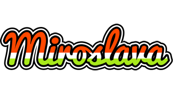 Miroslava exotic logo