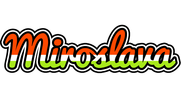 Miroslava exotic logo