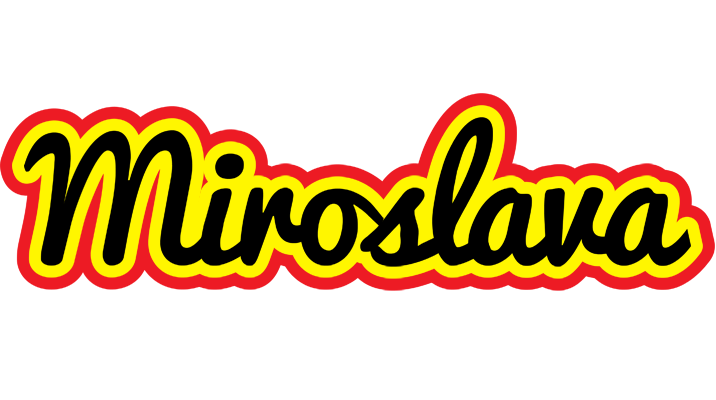 Miroslava flaming logo