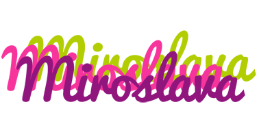 Miroslava flowers logo