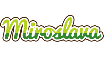 Miroslava golfing logo