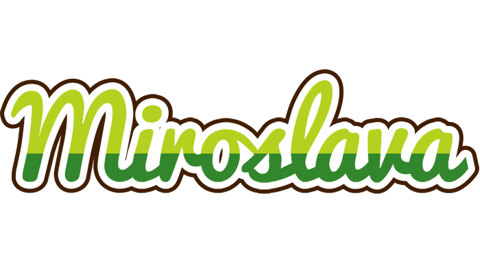 Miroslava golfing logo