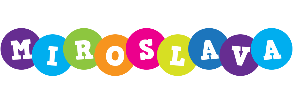 Miroslava happy logo