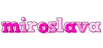 Miroslava hello logo