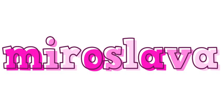 Miroslava hello logo