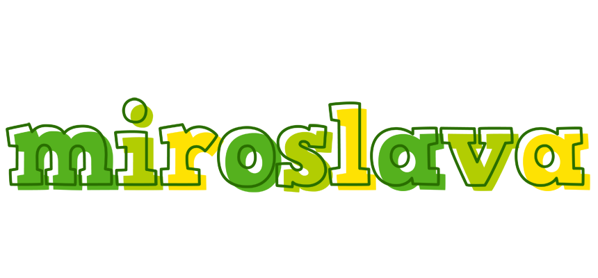 Miroslava juice logo