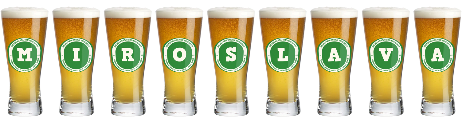 Miroslava lager logo