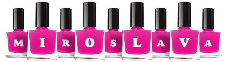 Miroslava nails logo