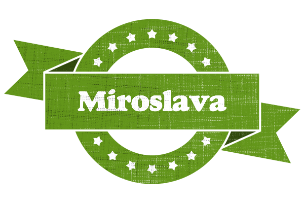 Miroslava natural logo
