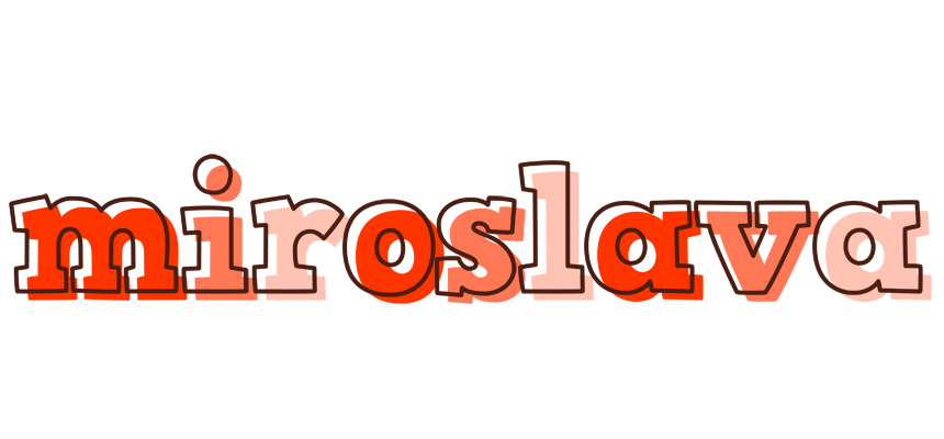 Miroslava paint logo