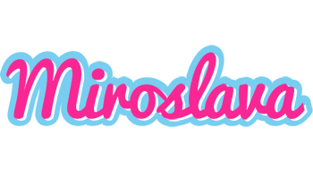 Miroslava popstar logo