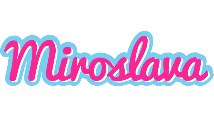 Miroslava popstar logo