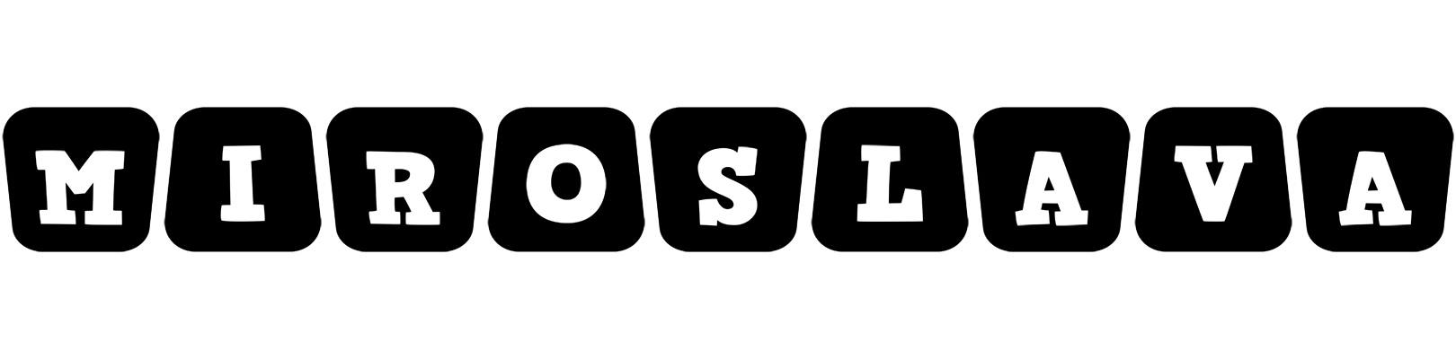 Miroslava racing logo