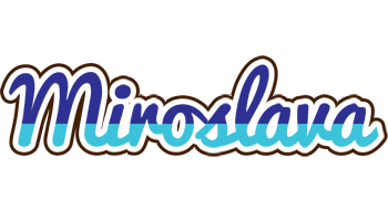 Miroslava raining logo