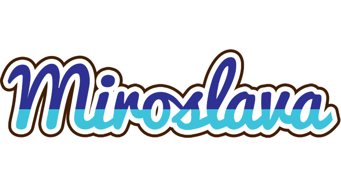 Miroslava raining logo