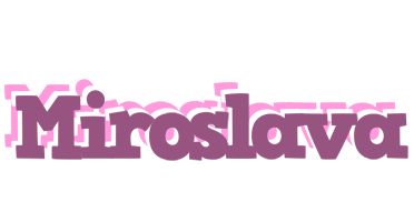 Miroslava relaxing logo