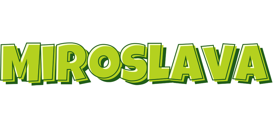 Miroslava summer logo
