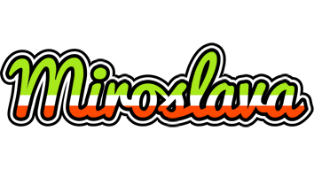 Miroslava superfun logo