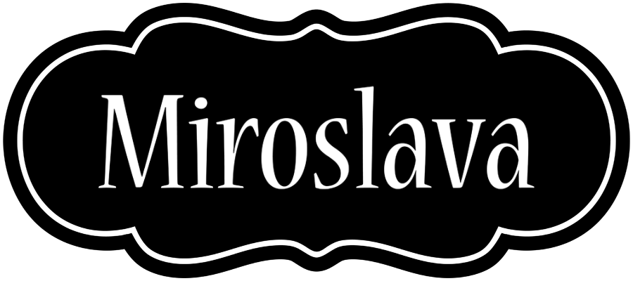 Miroslava welcome logo