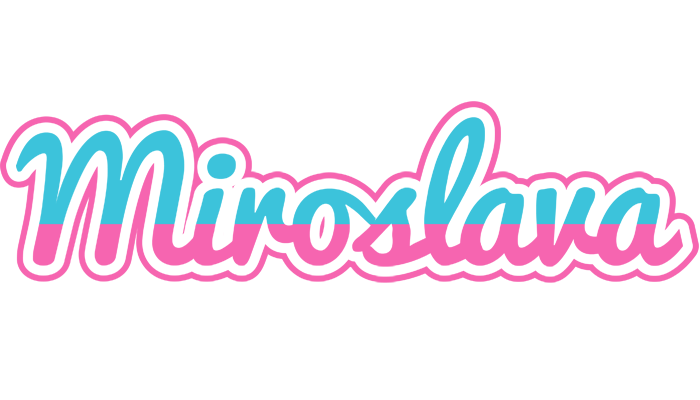 Miroslava woman logo