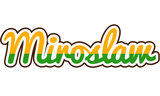 Miroslaw banana logo