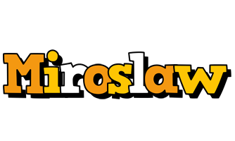 Miroslaw cartoon logo