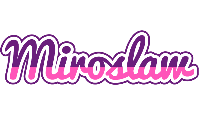 Miroslaw cheerful logo