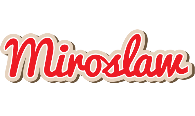 Miroslaw chocolate logo