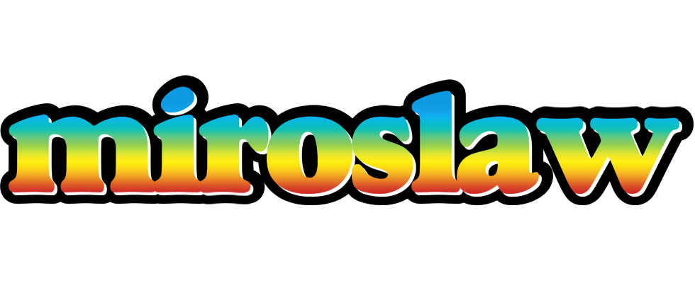 Miroslaw color logo