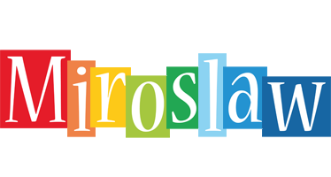 Miroslaw colors logo