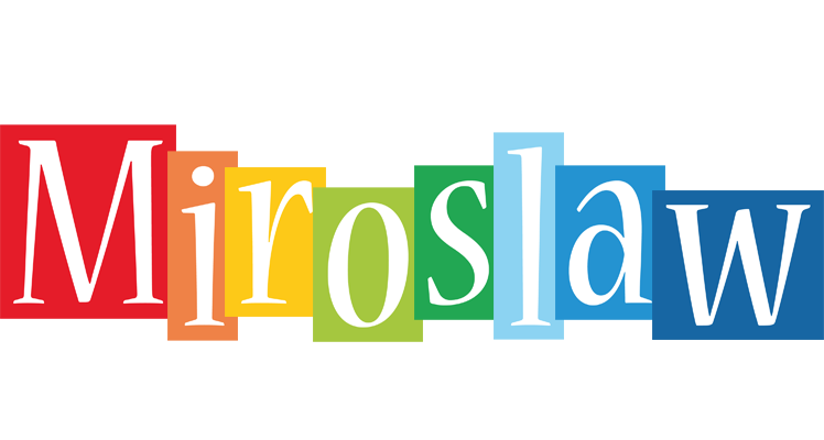 Miroslaw colors logo