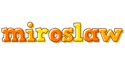 Miroslaw desert logo