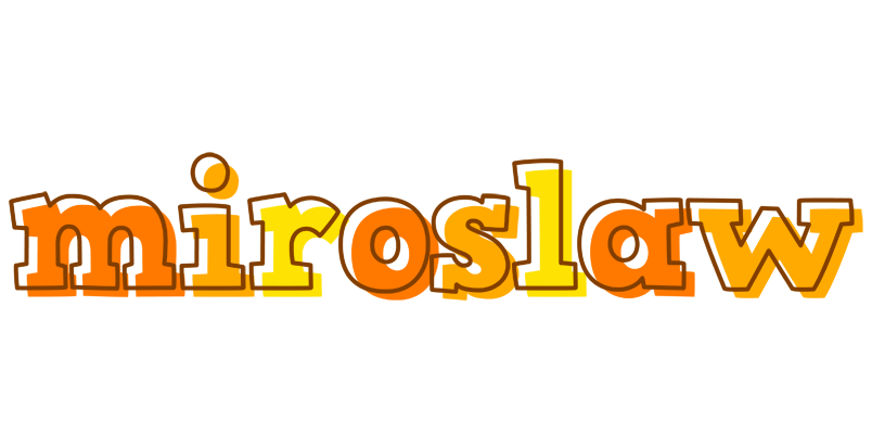 Miroslaw desert logo