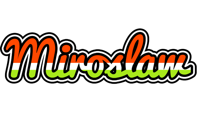 Miroslaw exotic logo