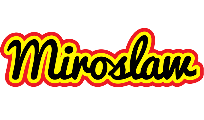 Miroslaw flaming logo
