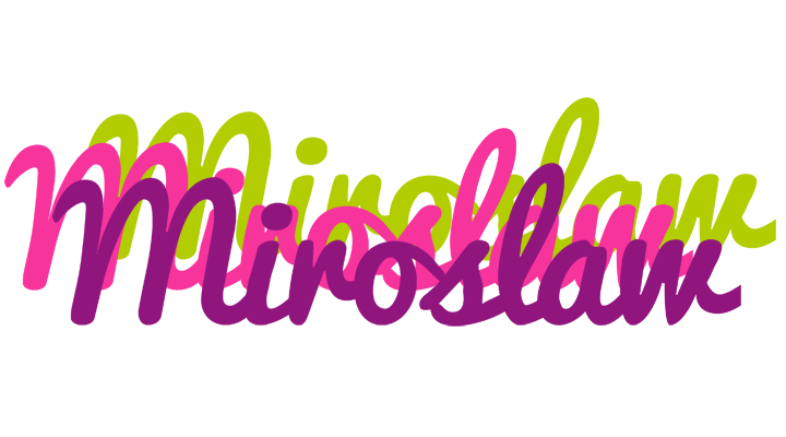 Miroslaw flowers logo