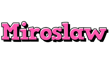 Miroslaw girlish logo