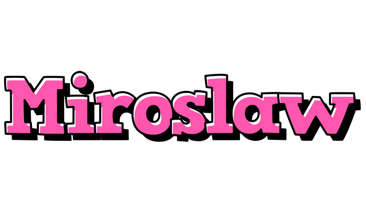 Miroslaw girlish logo