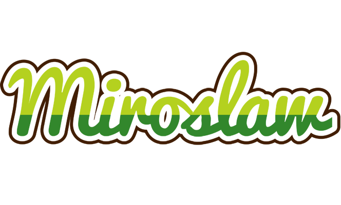 Miroslaw golfing logo